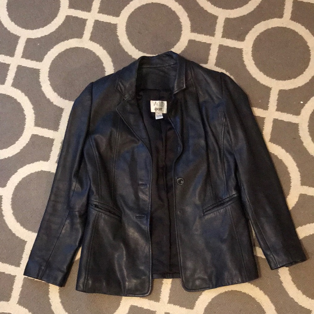 vakko sport leather jacket, only been worn a couple of times